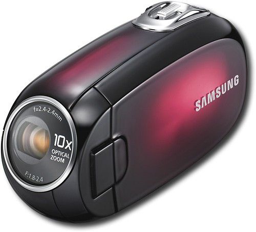 Samsung Camcorder with 2.7" LCD Red SMXC20RNXAA