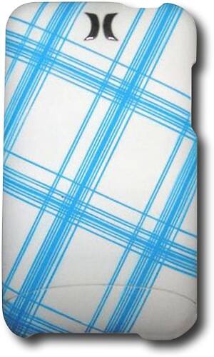 Front Standard. Hurley - Case for 2nd-Generation Apple® iPod® touch - Turquoise/White.