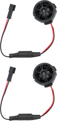 Metra - 1 inch Plug-and-Play Tweeter Car Speakers with Silk Dome Diaphragms (Pair) - Black