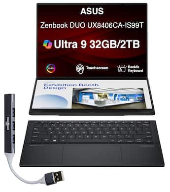 ASUS Zenbook DUO 2 in 1 Laptop 14.0 WUXGA Display (Intel Ultra 9 ASUS Zenbook DUO 2 in 1 Laptop 14.0 WUXGA Display (Intel Ultra 9