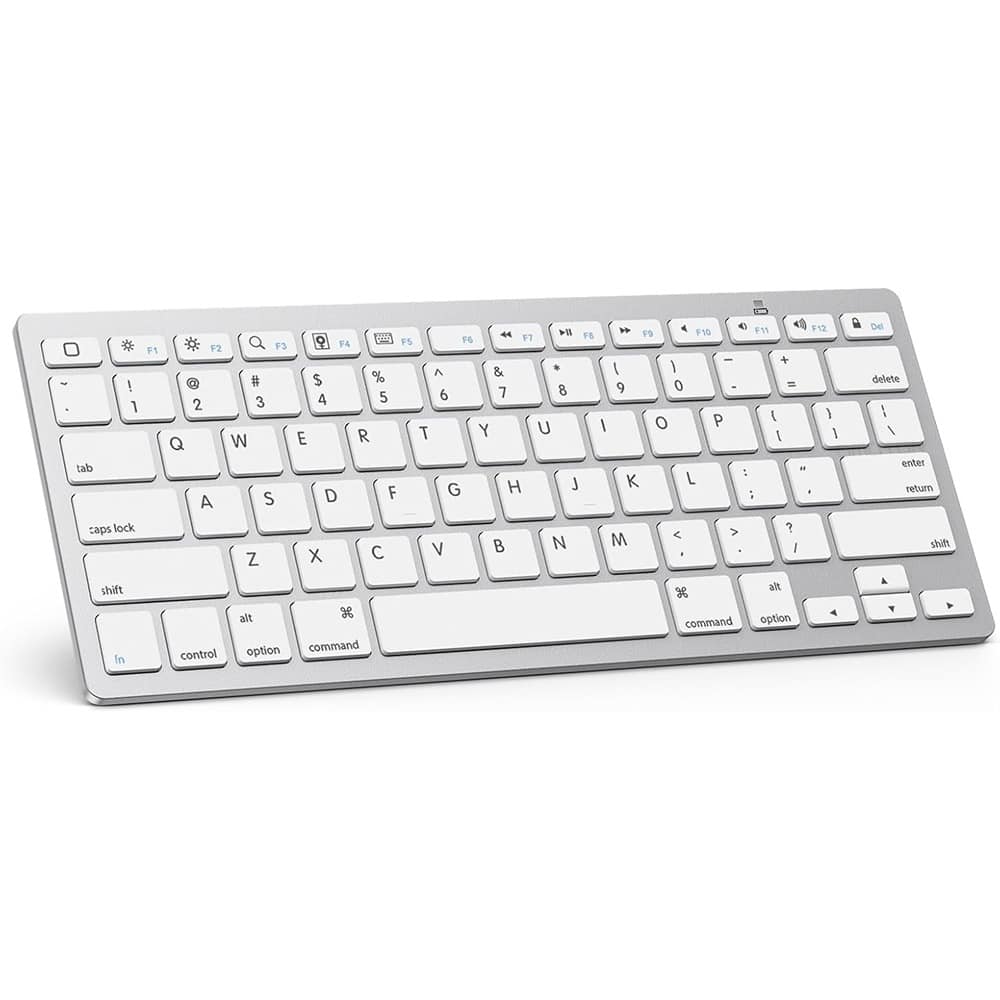 RTMB - Bluetooth Keyboard for iPad – Compatible, Wireless - White
