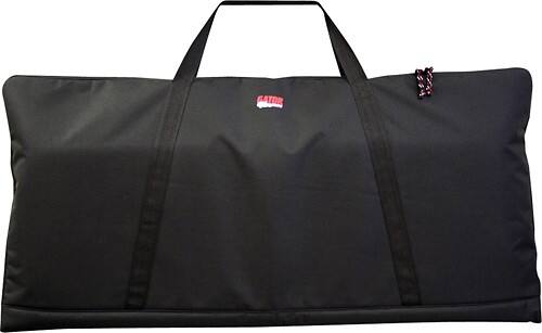 Front Standard. Gator Cases - Gig Bag for Most 49-Note Keyboards - Black.