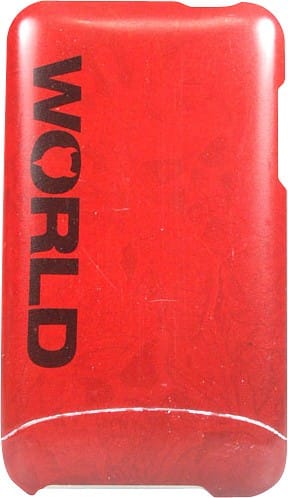 Front Standard. World Industries - Case for 2nd-Generation Apple® iPod® touch - Red.