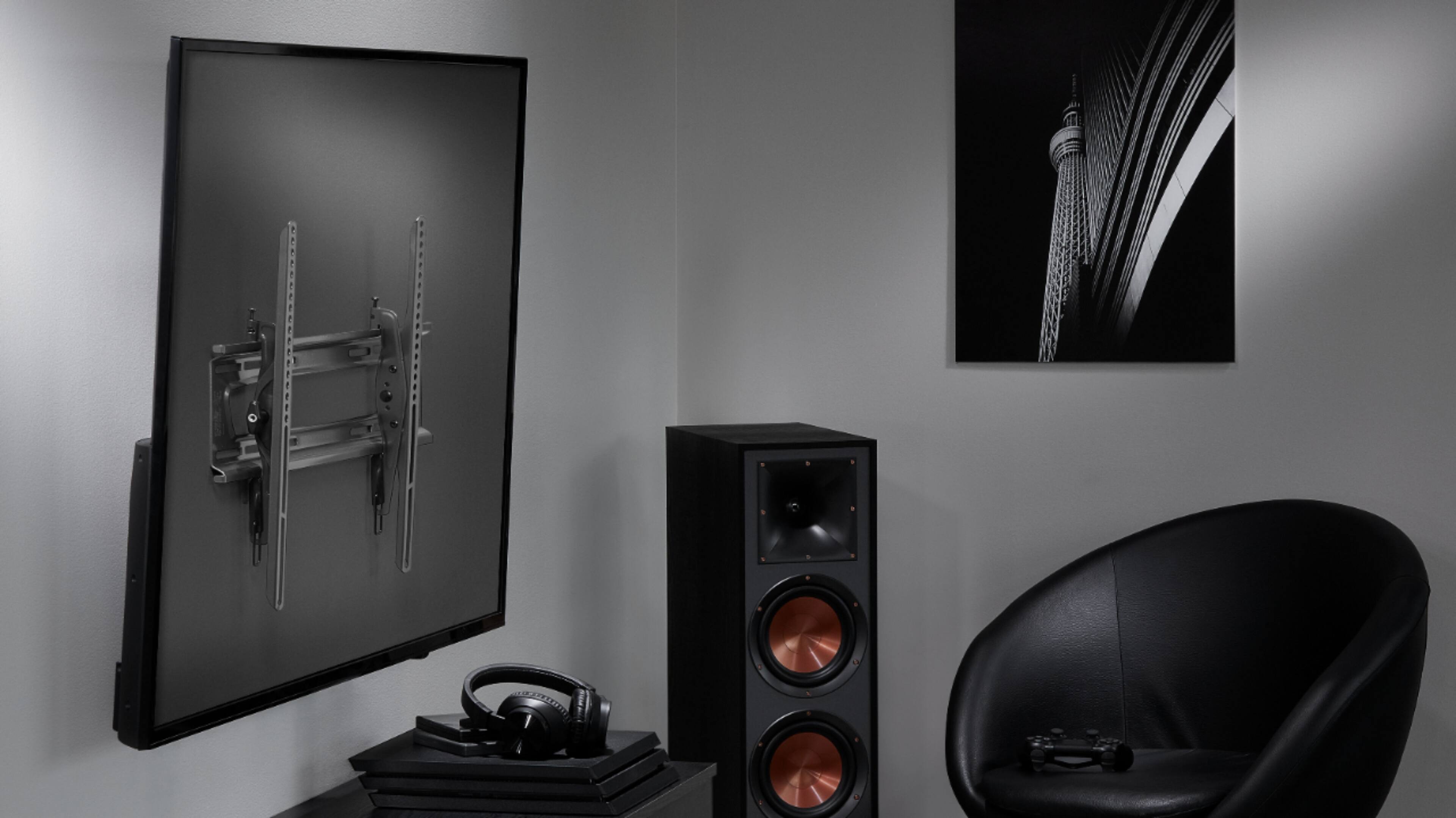 Alt View 13. Rocketfish™ - Tilting TV Wall Mount for Most 32"-90" TVs - Black.