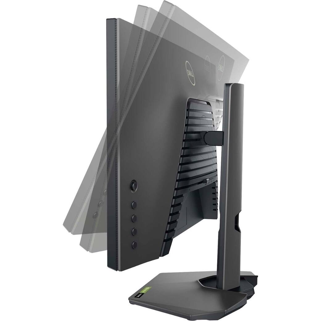 Back. Dell - G2524H 24.5" Full HD (1920x1080) 280Hz 1ms LED G-Sync Monitor,  - Black.