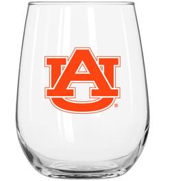 Logo Brands - Auburn Tigers 16oz. Gameday Curved Beverage Glass - Multicolor