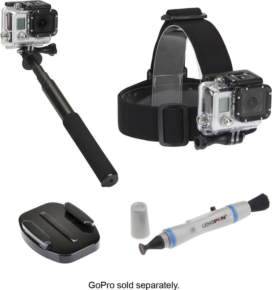 Front Zoom. Sunpak - PlatinumPlus Action Camera Accessory Kit.