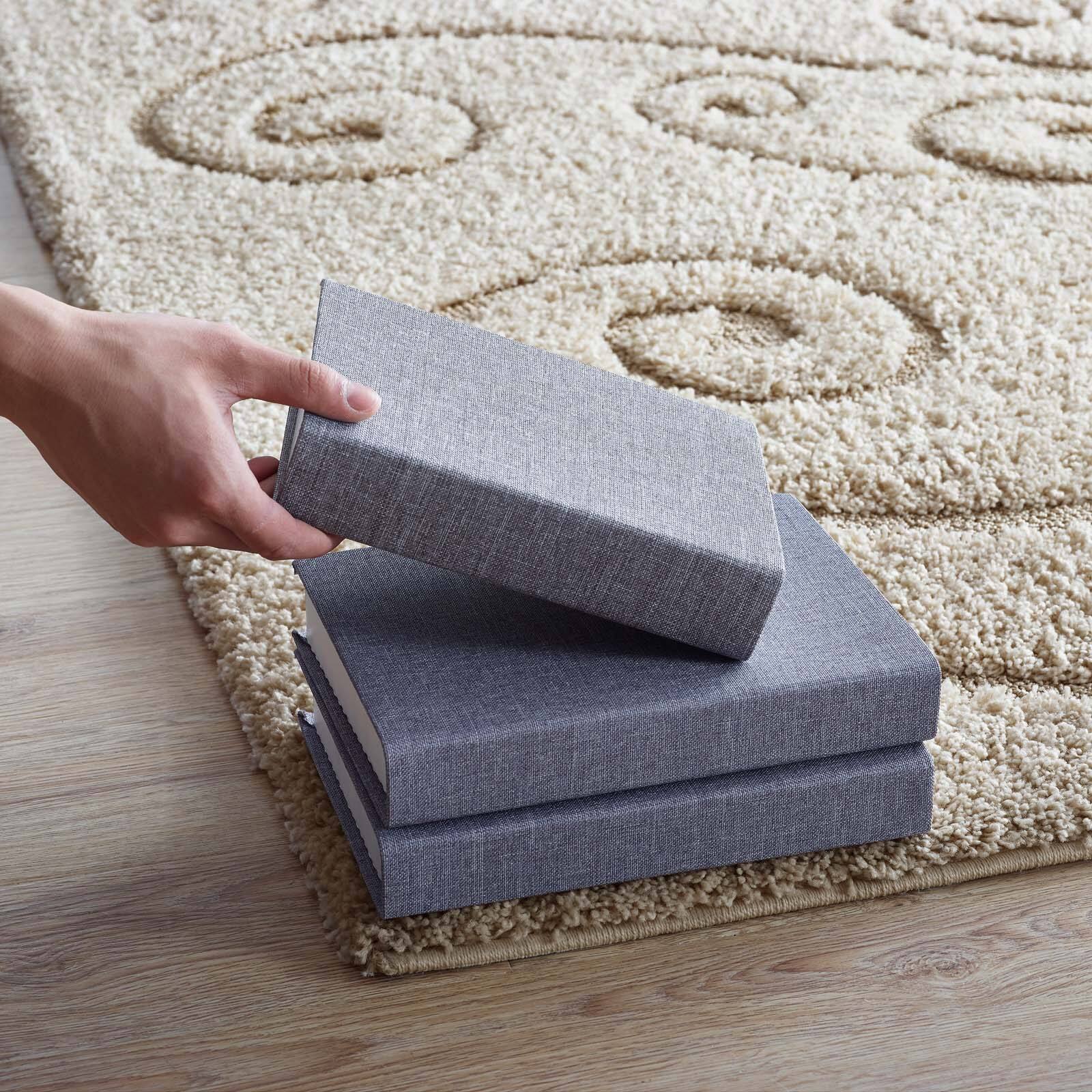 Back. Modway - Jubilant Sprout Scrolling Vine Shag Area Rug - Creame and Beige.