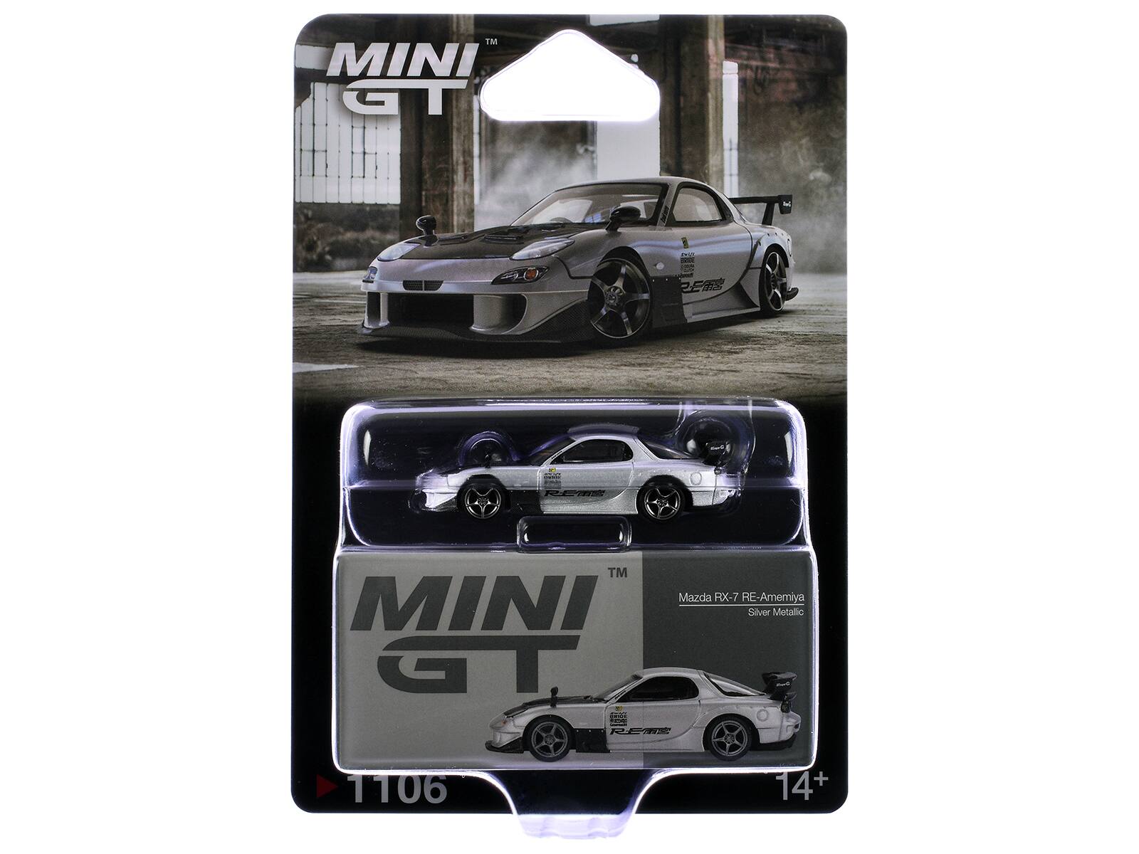 IM MINI GT 3  
OE E - REMR (TM) Mazda RX-7 RE-Amemiya MINI Silver Metallic GT.  
0 RETE 1106 14+