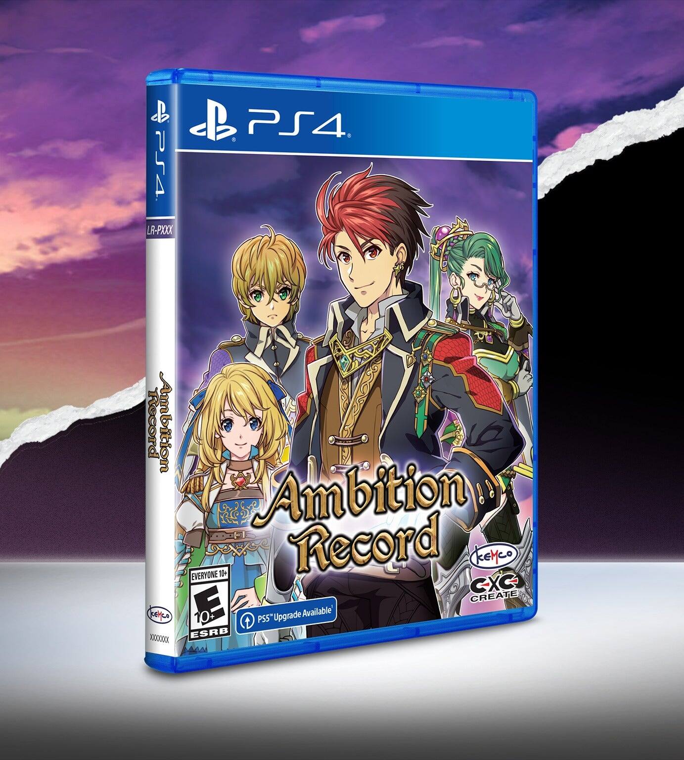 & PS4 LR-PXXX PS4 Ambition Record EVERYONE 10+ Keyco CXC CREATE PS5" Upgrade Available ESRB