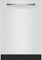 Bosch - 500 Series 24" Top Control Smart Built-In Stainless Steel Tub Dishwasher with 3rd Rack and Zone Wash, 44 dBA - White