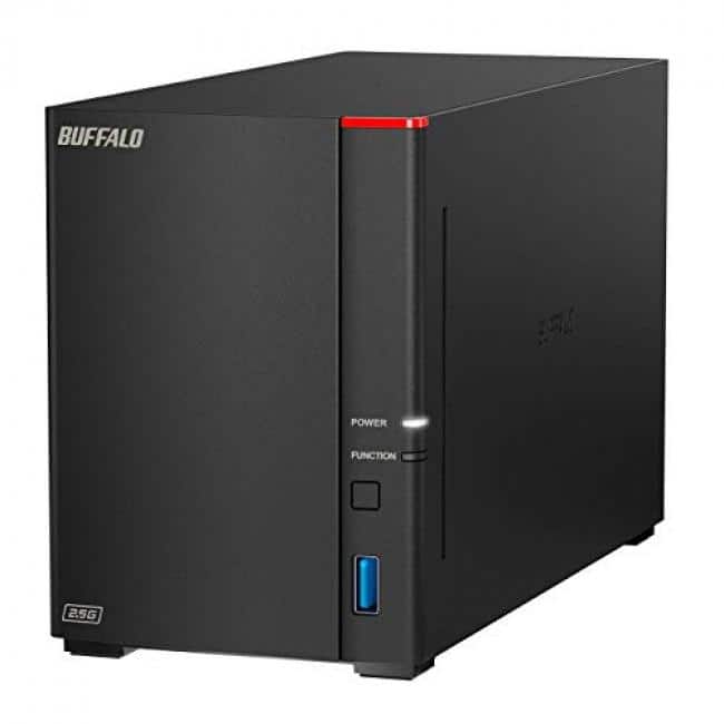 Buffalo - LinkStation 720D 8TB Storage System - Hexa-core (6 Core) 1.30 GHz - Serial ATA/600 Controller - RAID Supported - Black