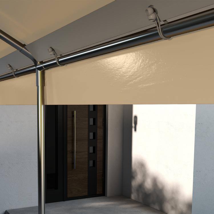 Alt View 9. PULUZ - 10 x 20ft Carport Roof, UV Resistant Canopy Replacement, Fits 84C-378V00 and 84C-206 Series - Beige.