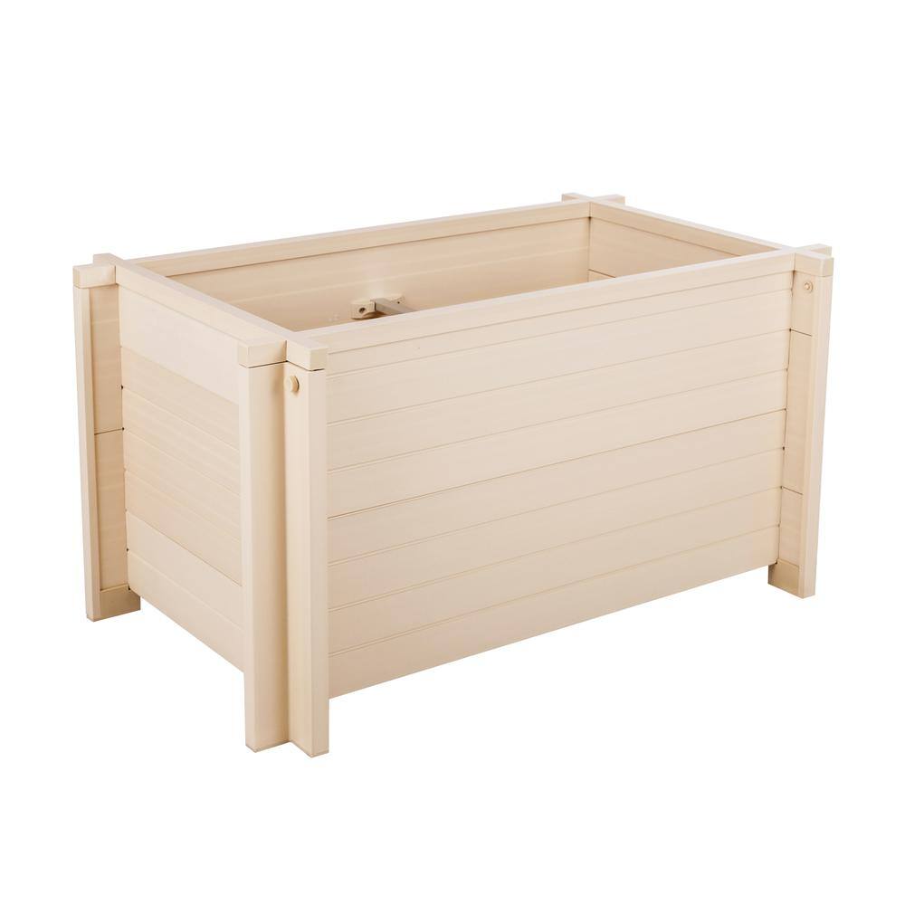 Back. New Age Pet - 30" Rectangular Planter in Maple - Maple.
