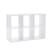 Left. Linon Home Décor - Chabis 6-Cubby Storage Cabinet - White.