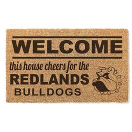 Jardine - University of Redlands Bulldogs 18" x 30" Welcome Doormat - Brown