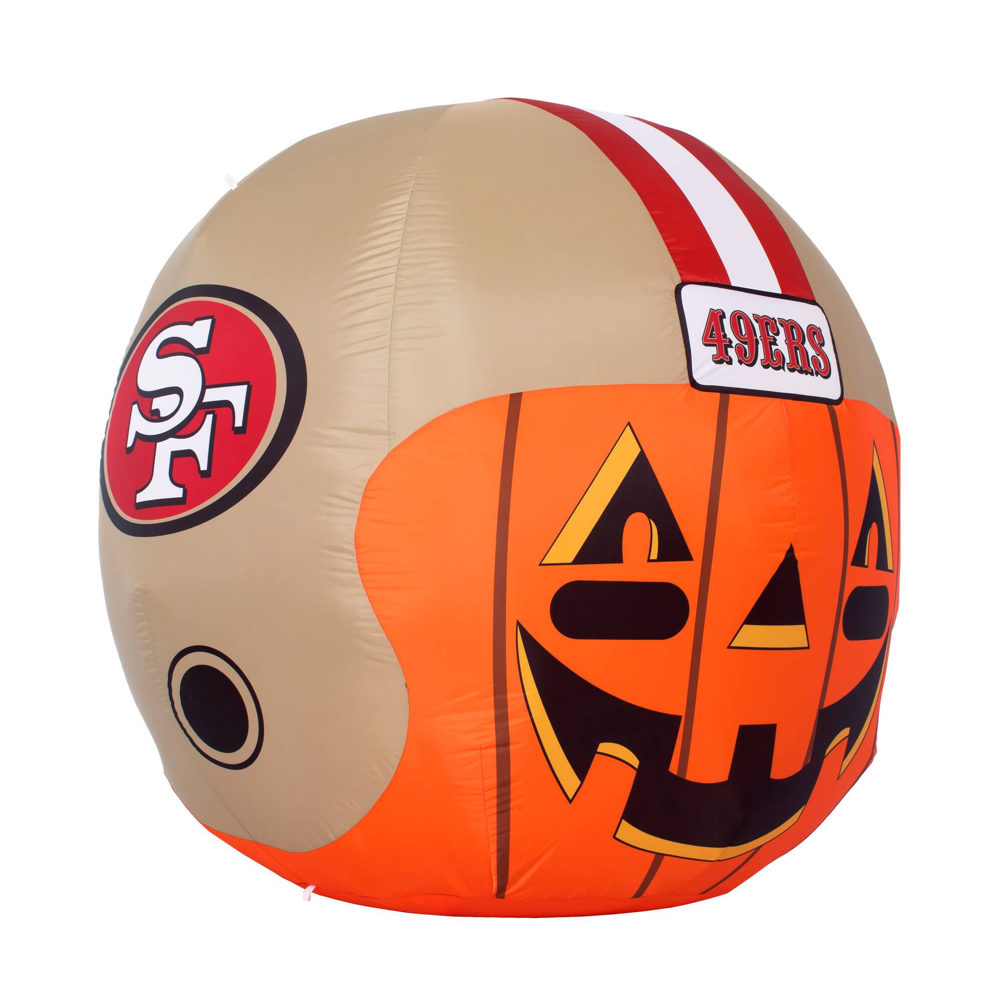 Sporticulture - San Francisco 49ers 4' Inflatable Jack-O'-Helmet - Multicolor