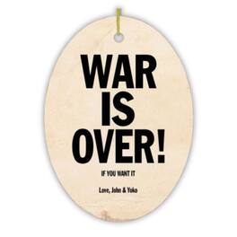 OrnamentallyYou - Vintage War is Over If You Want It Love John Yoko Christmas Ornament - Multi-colored