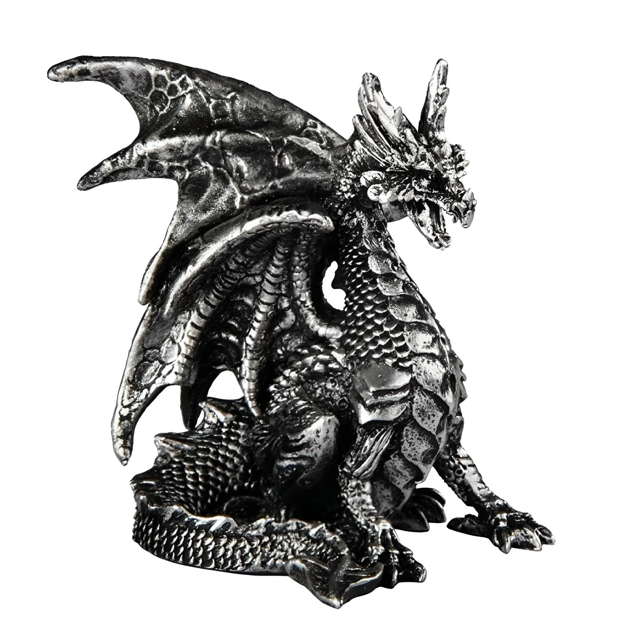 FC Design - 3.75"W Medieval Dragon Figurine Statue Computer Desk Tabletop Medieval Gaming Home Decor Gift - Multi-Color