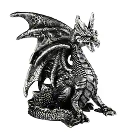 FC Design - 3.75"W Medieval Dragon Figurine Statue Computer Desk Tabletop Medieval Gaming Home Decor Gift - Multi-Color