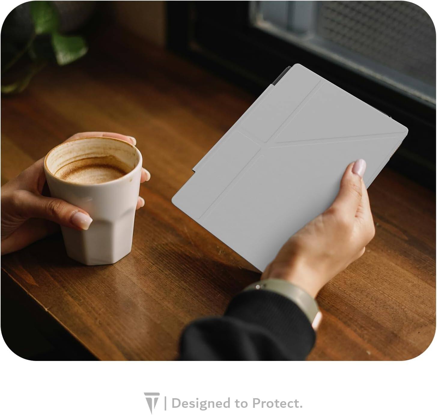 TUDIA M FLIP Detachable Clear Magnetic Case for Remarkable Paper
