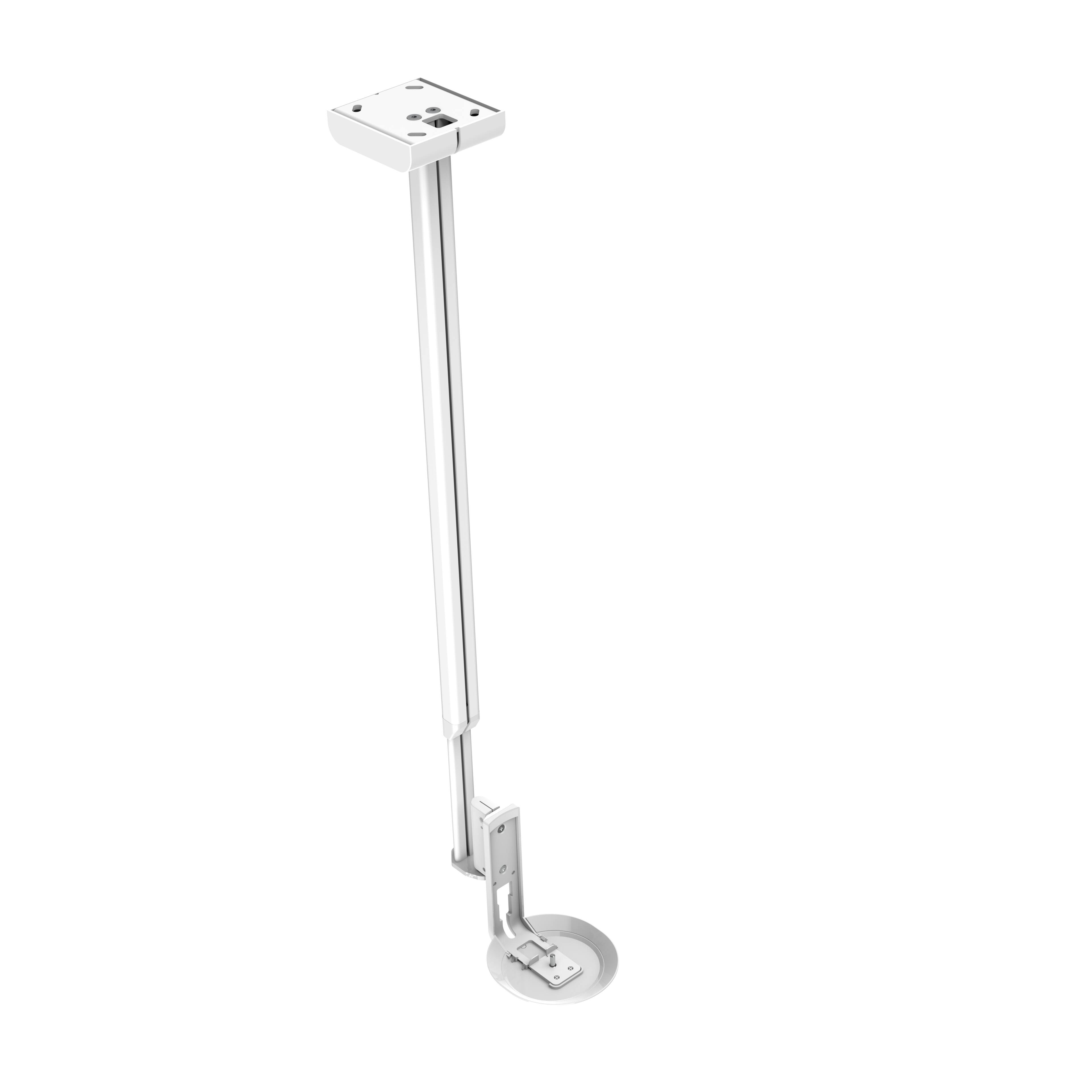 Front. Flexson - FLEXSON Adjustable Ceiling Mount for Sonos ERA 100 (White, Single) - "NA".