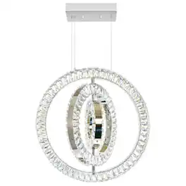 CWI Lighting - Celina LED Chandelier With Finish - Chrome