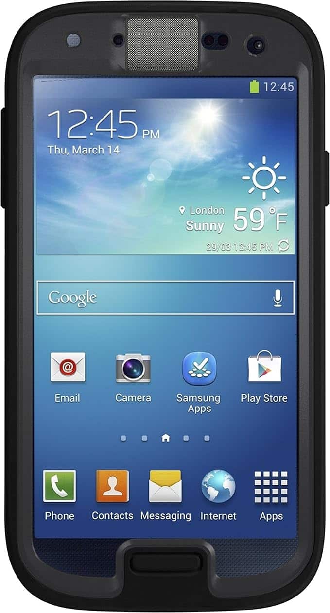 OtterBox - Preserver Series Waterproof Case for Samsung Galaxy S4 - Retail Packaging - Carbon (/Slate Gray) - Black