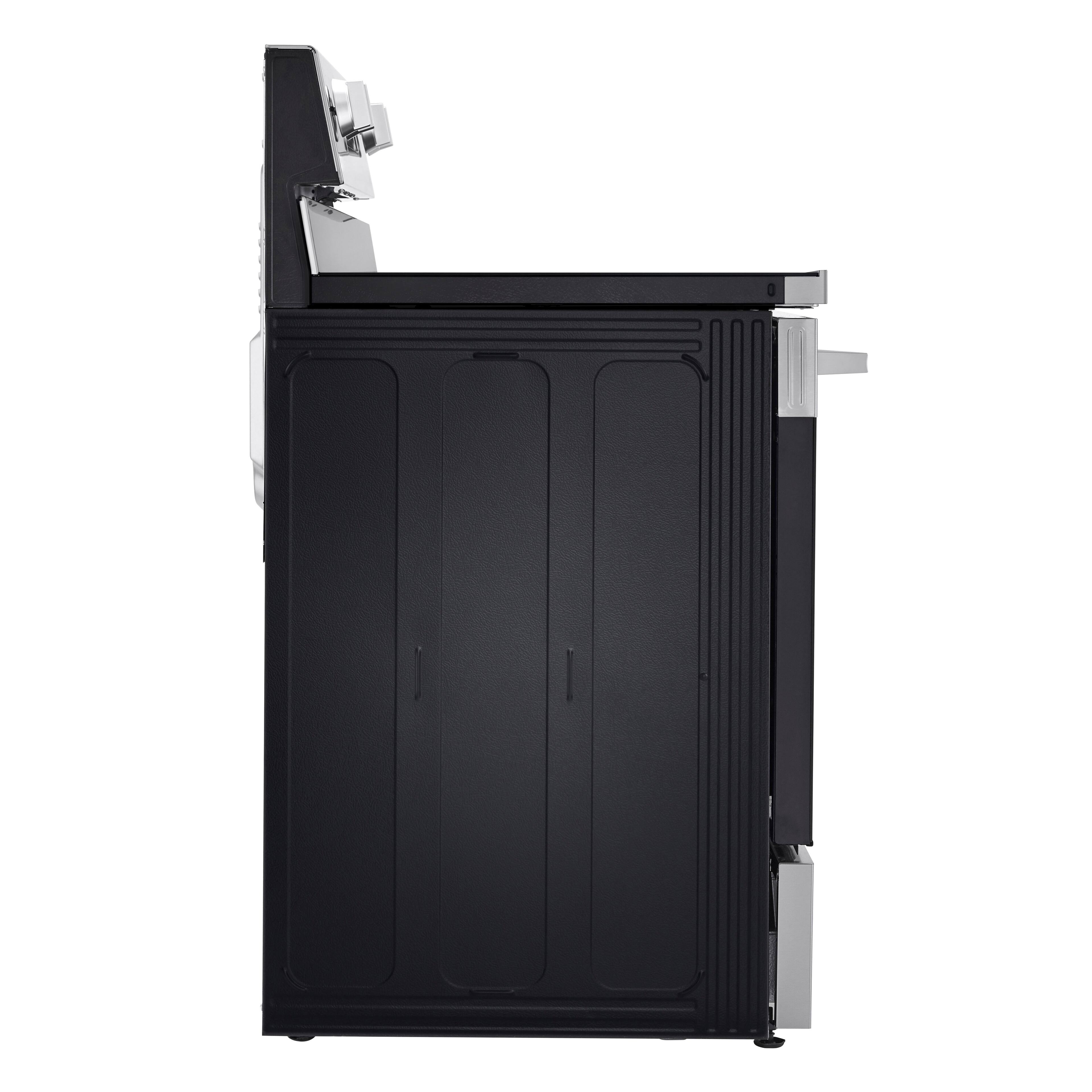 Alt View 16. LG - 6.3 Cu. Ft. Freestanding Electric Convection Smart Range with Air Fry and WideView Window - Stainless Steel.