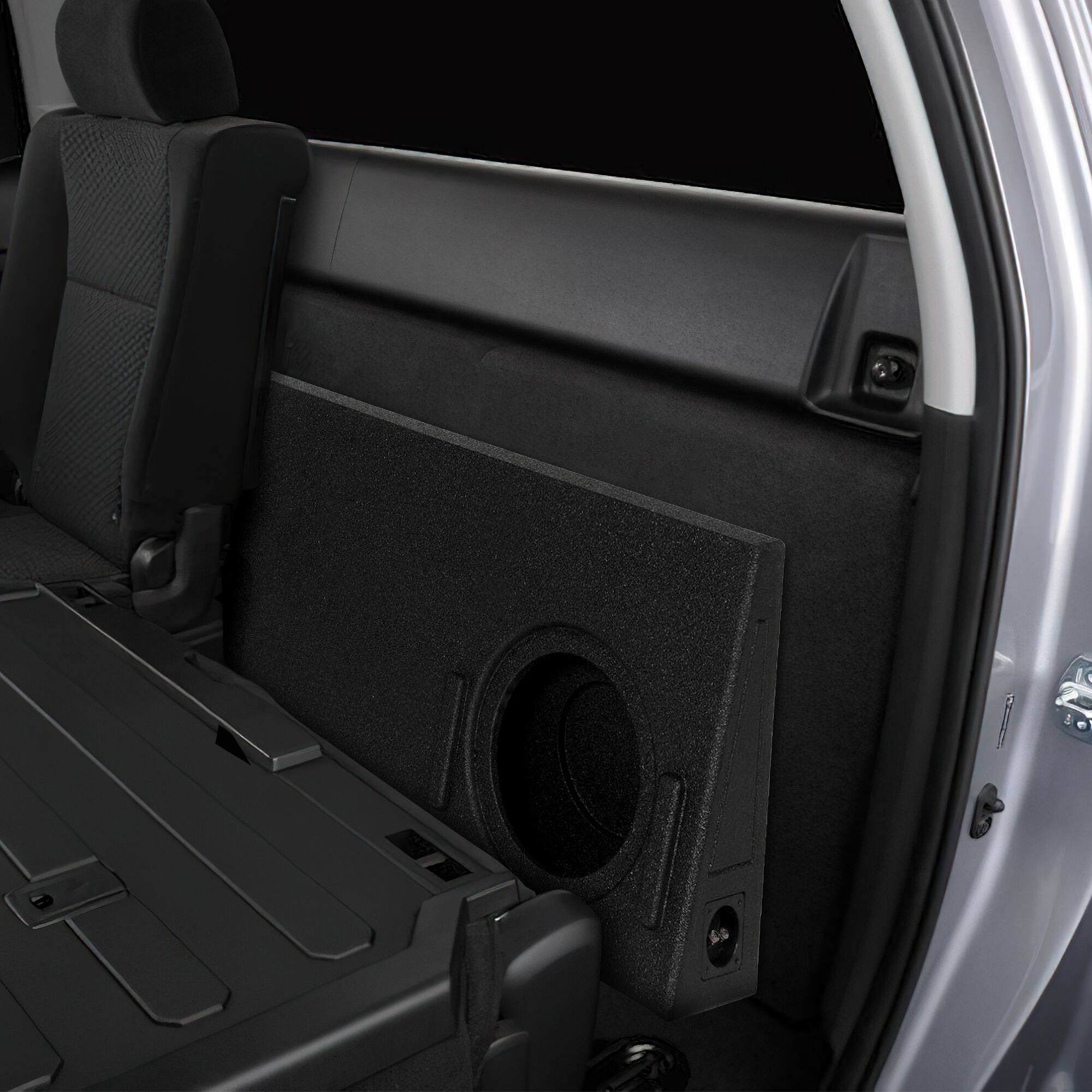 Alt View 2. QPower - QPower Dual 10" Ported Sub Enclosure for Toyota Tundra Crew Max | QBTUNDRA14210 - Black.