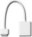 Front. Apple - Dock Connector-to-VGA Adapter for Apple® iPad® - White.
