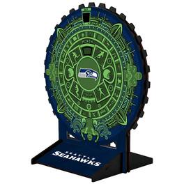 Fan Creations - Seattle Seahawks Aztec Circle Desk Calendar - Multicolor