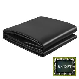 VEVOR - 8 x 10 ft Pond Liner, 45 Mil Thickness, EPDM Rubber Material Fish Pond Liner for Outdoor Ponds, Easy to Cut - Black