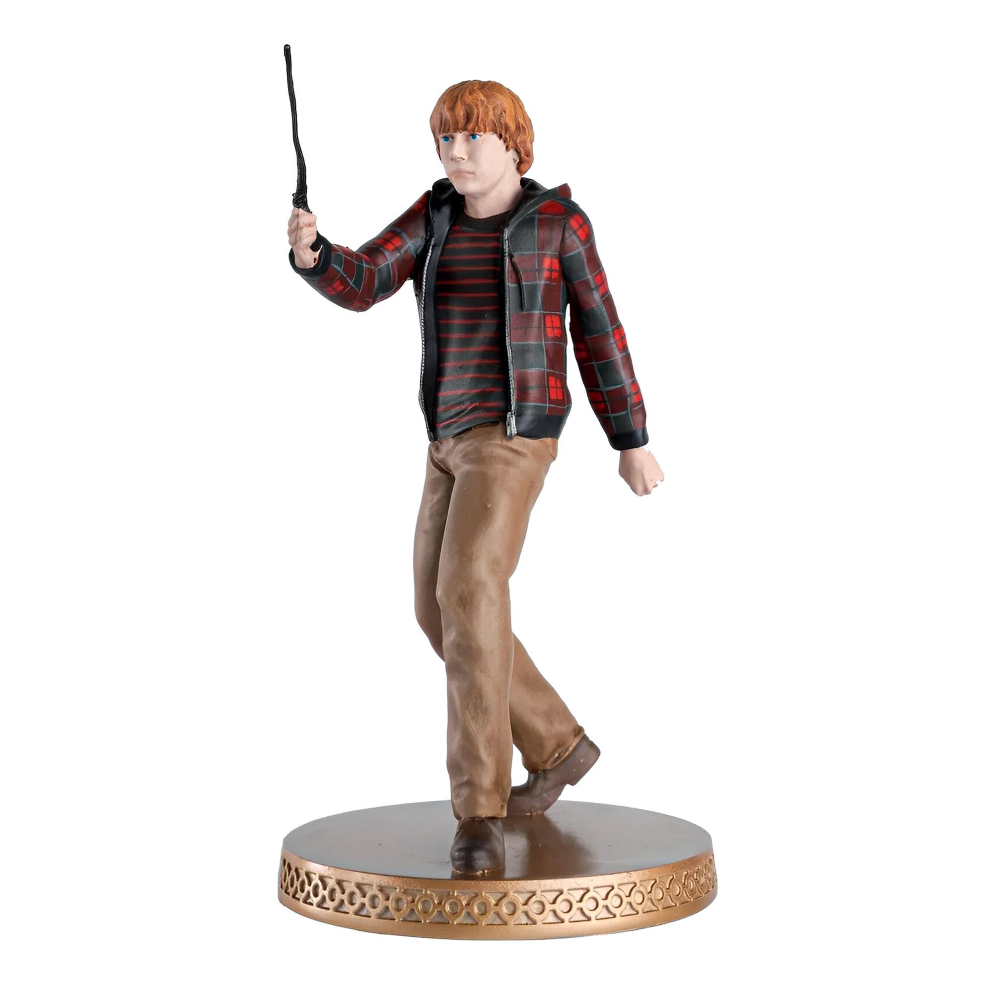 Alt View 1. Harry Potter - Eaglemoss Harry Potter Wizarding World 1:16 Figure | 038 Older Ron - Brown.