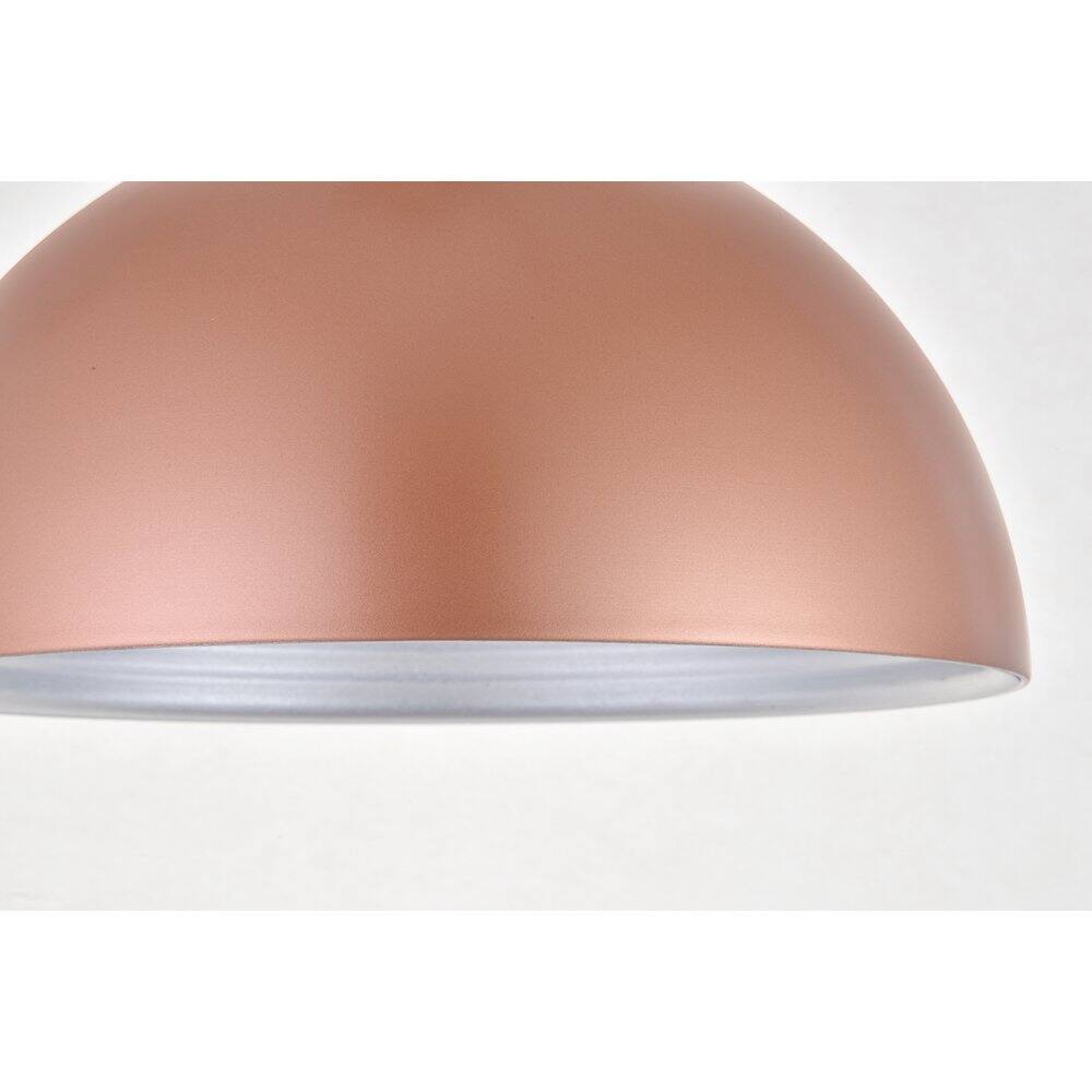 Alt View 2. Living District - Circa 1 Light Honey Gold Pendant - Honey Gold.