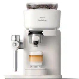 Philips - Baristina Latte Automatic Espresso Machine - Milky White