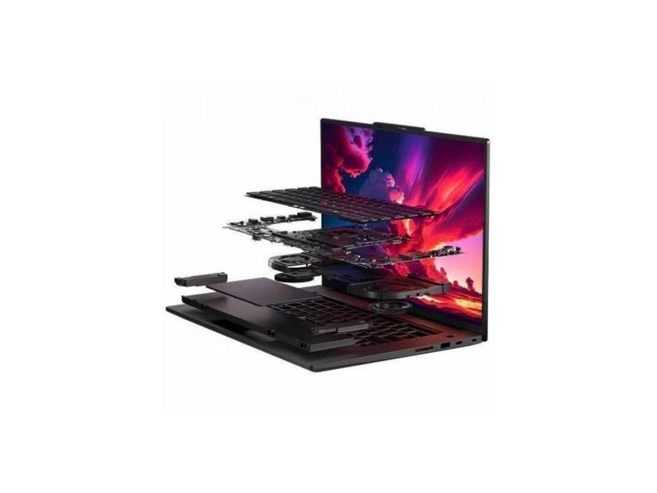 Alt View 5. Lenovo - Lenovo ThinkPad P1 Gen 7 16" Intel Core Ultra 7 155H RTX 1000 16GB 512GB SSD Win 11 Pro - Black.