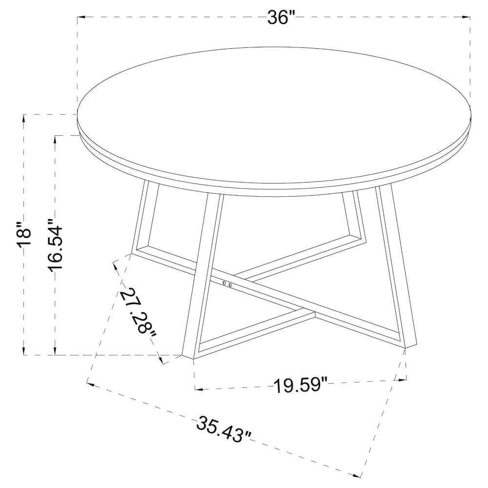 36" 18" 16.54" 27.28" 19.59" 35.43"