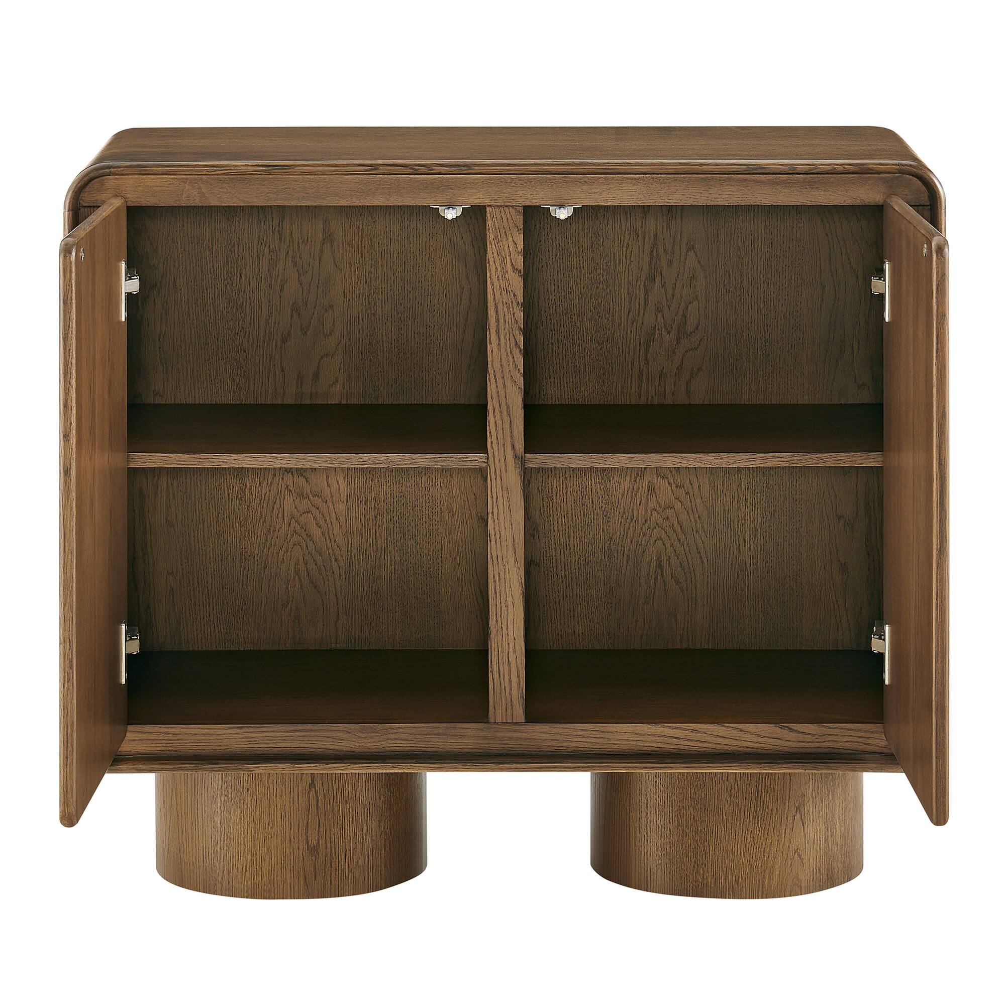 Alt View 6. Modway - Lumo 2-Door Accent Cabinet by Modway - Walnut.