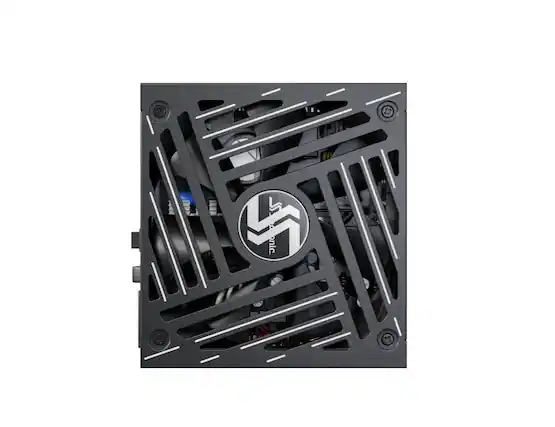 Front. Seasonic - FOCUS GX 750W Power Supply ATX 3.1 PCIe 5.1 (12V-2x6) Cybenetics Platinum Fully Modular RTX 5070 Ti AMD RX 9000 Ready - Black.