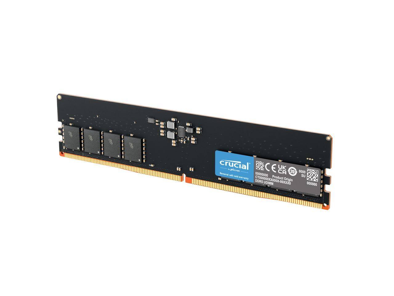 Crucial 64GB DDR5 5600 (PC5 44800) Memory (Desktop Memory) Black
