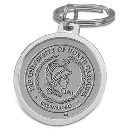 Jardine - UNCG Spartans Team Logo Split-Wire Key Ring - Silver