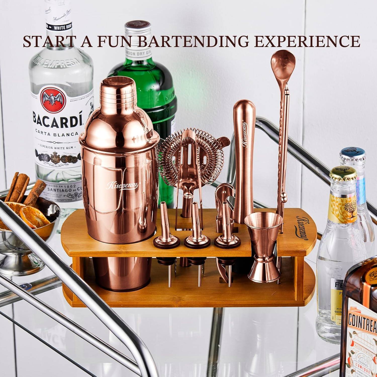 START A FUN BARTENDING EXPERIENCE

WHITE ROE

BACARDÍ
CARTA BLANCA
SUPERIOR WHITE RUM
SANTIAGO DE CUBA

COINTREAU

Hesenny
11 1C-5981862