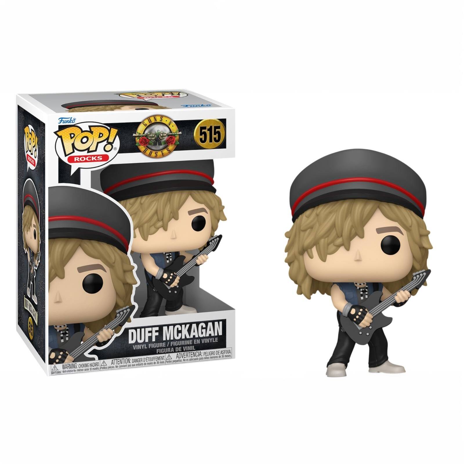 100  
Funko POP! ROCKS  
Funko 515  
DUFF MCKAGAN FIGURINE EN VINYLE FIGURE / VINYL DE VINIL FIGURA DE ASFICIA, ADVERTENCIA: PELIGRO DE ASFIXIA, ATTENTION: DANGER D'ETOUFFEMENT, WARNING: CHOKING HAZARD