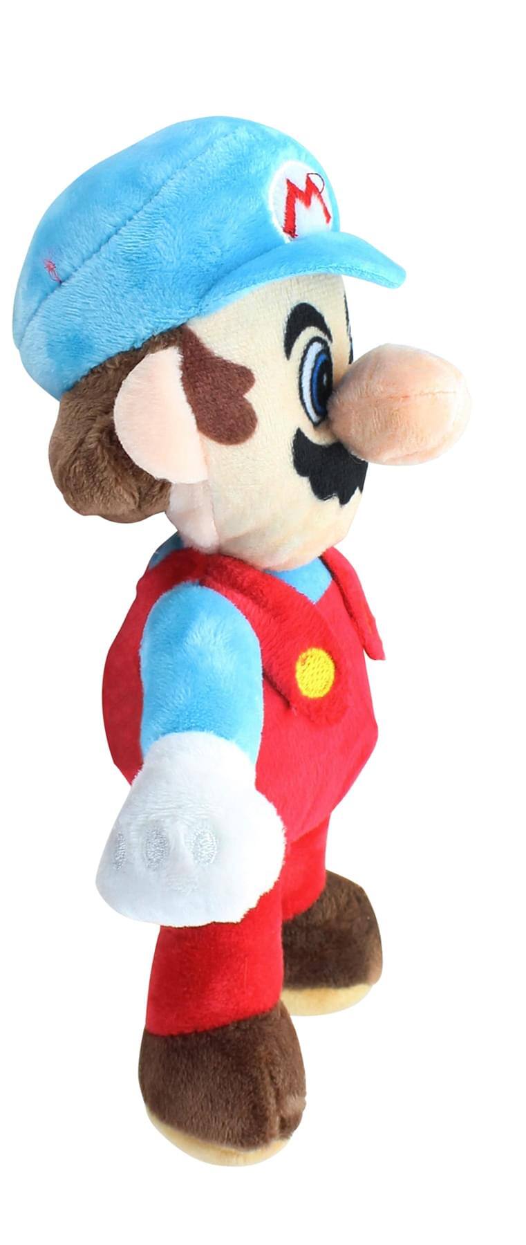 Alt View 1. Super Mario Bros. - Super Mario 8.5 Inch Character Plush | Ice Mario - Blue.