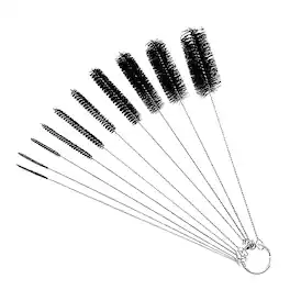 Kitcheniva - Nylon Straw Cleaning Brush Set 10 Pcs