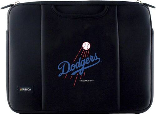 Front Standard. Tribeca - Los Angeles Dodgers Laptop Sleeve - Black.