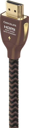 AudioQuest - Chocolate 4.9' HDMI Cable - Brown/Black - Larger Front