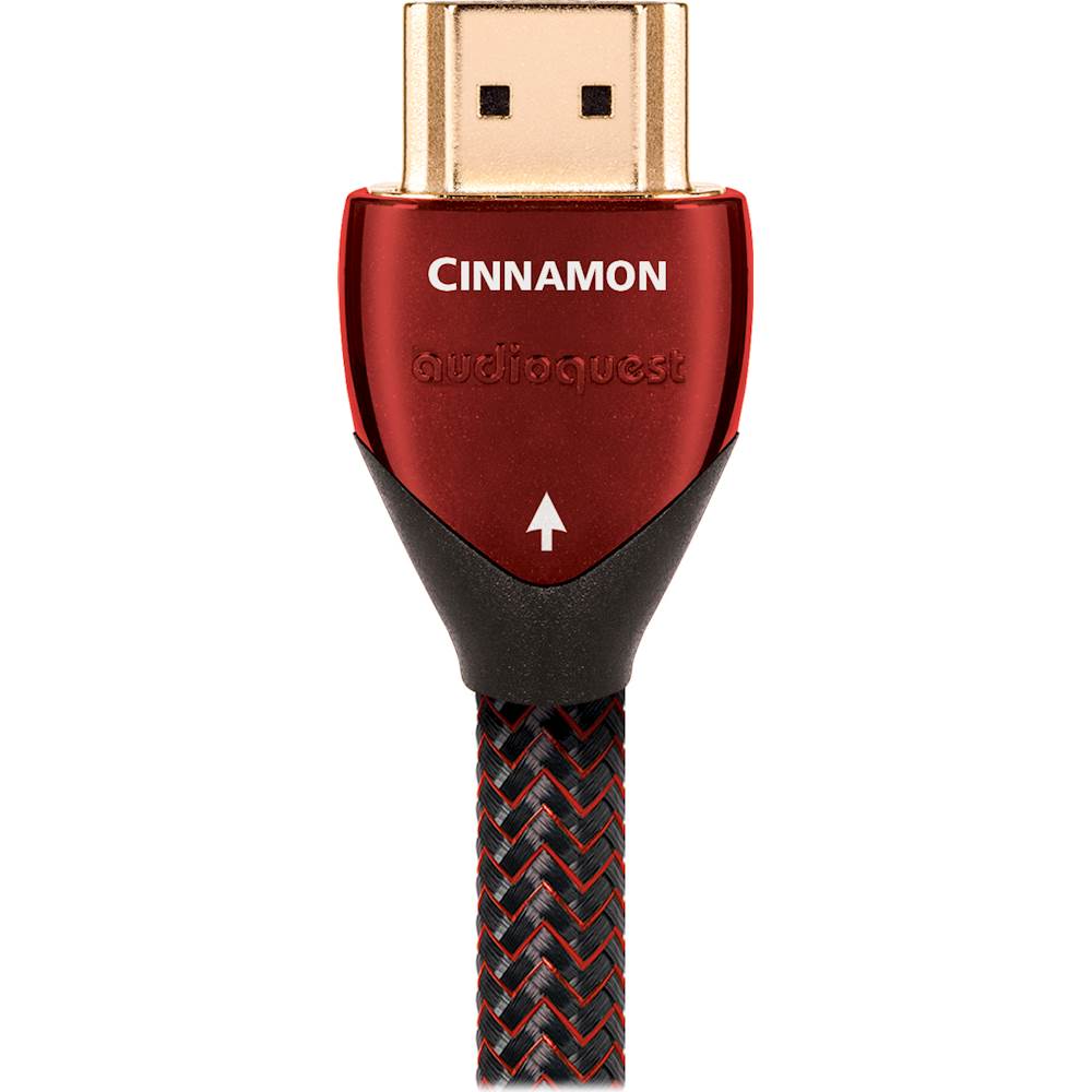 fregar A bordo Planeta Best Buy: AudioQuest Cinnamon 5' 4K Ultra HD HDMI Cable Black/Red HDMCIN01.5