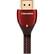 Front. AudioQuest - Cinnamon 5' 4K Ultra HD HDMI Cable - Black/Red.